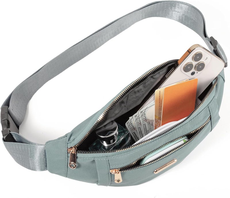 Dorras Fanny Pack Waist Pack for Women, Cross Body Bag Waist Bag for Running Sports Travel - Image 5